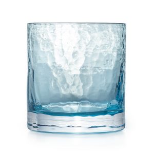 Winter glass, blue